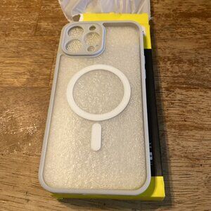New iPhone 13 Pro Max phone case clear gray
